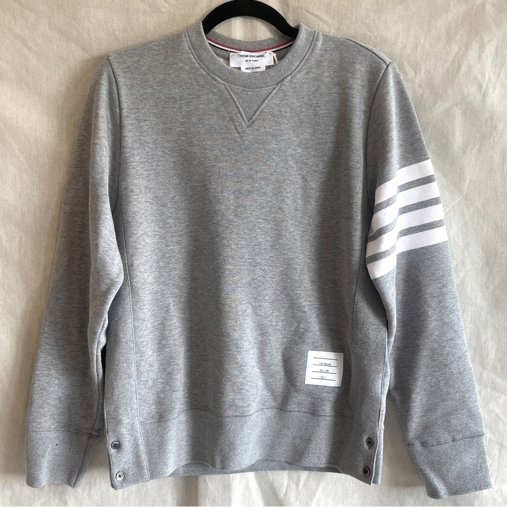 Thom Browne 4-bar Crewneck Sweatshirt M